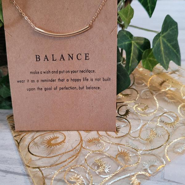 Balance Bar Necklace Card