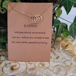 Circle of Three Karma Necklace Card