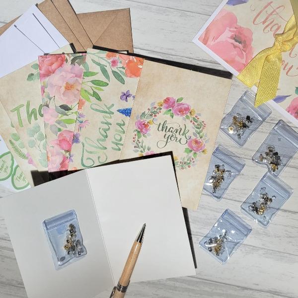 Floral Thank You Note Cards - Momma's Secret Cupboard