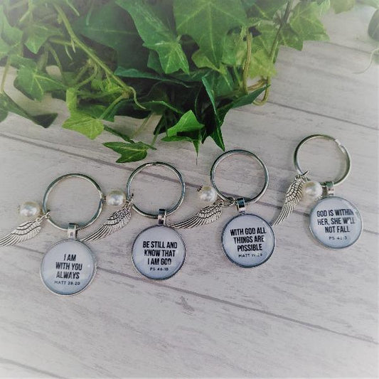 I Am With You Always (Matt 28:20) Key Chain - Momma's Secret Cupboard