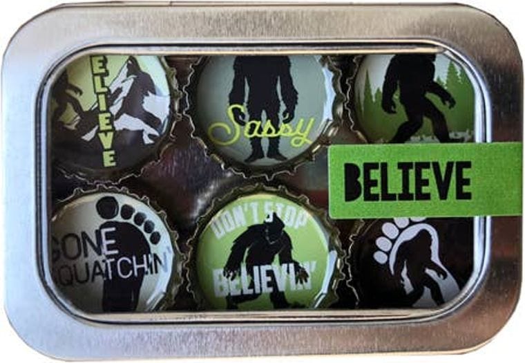 SASQUATCH - BELIEVE MAGNET SET - Momma's Secret Cupboard