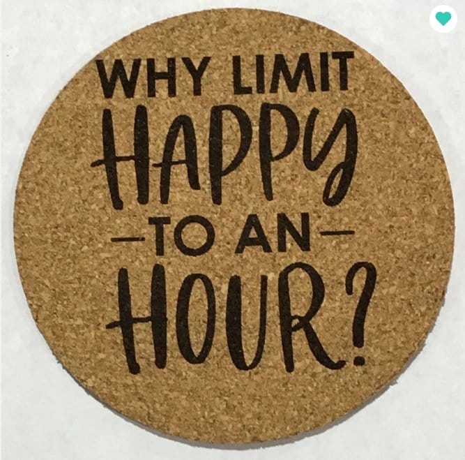 Sassy Cork Coasters - Momma's Secret Cupboard