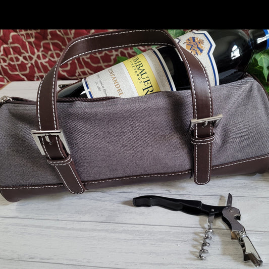 Vintage Style Wine Carrier - Momma's Secret Cupboard