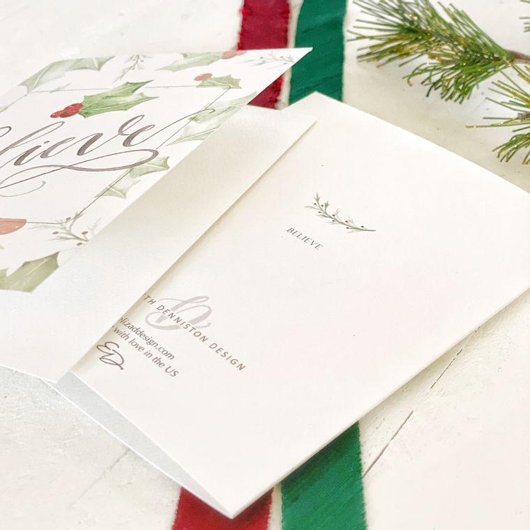 Box Set Believe Holiday Christmas Greeting Card - Momma's Secret Cupboard