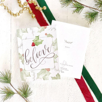 Box Set Believe Holiday Christmas Greeting Card - Momma's Secret Cupboard