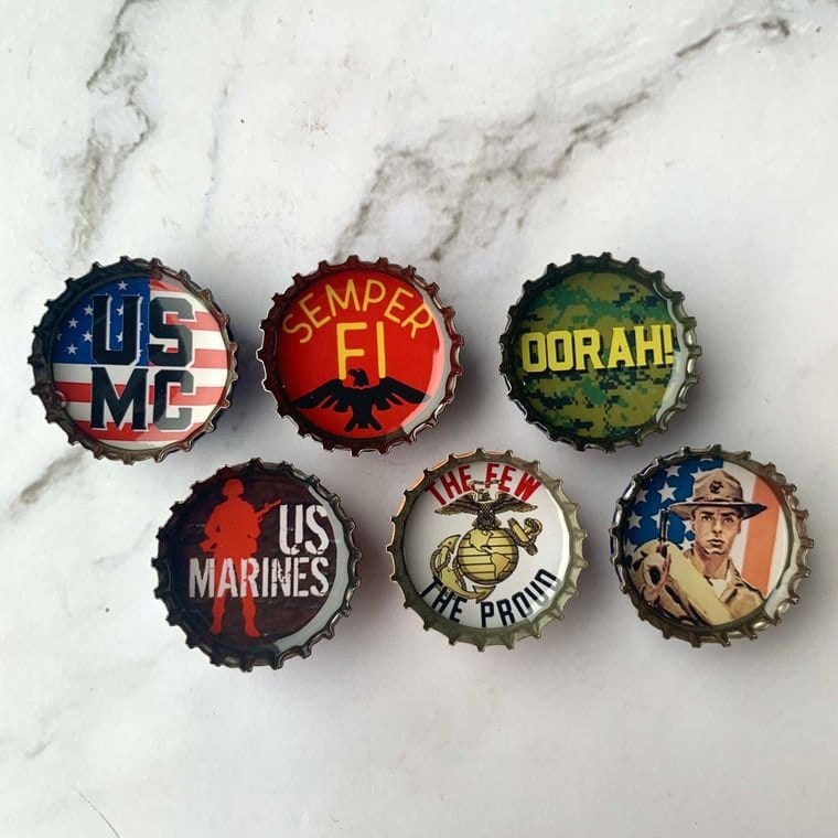 MARINE CORPS Magnet Set - Momma's Secret Cupboard